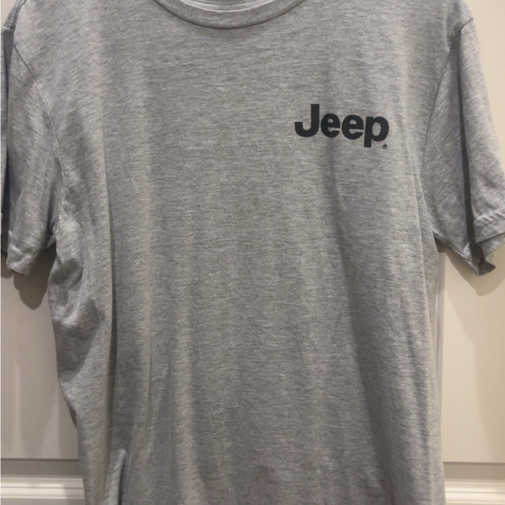 Jeep Heather Gray Short Sleeve Tee